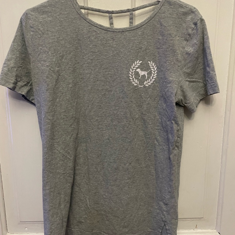 PINK Victoria's Secret Heather Gray Tee